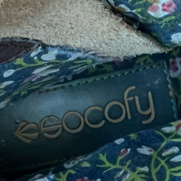 Socofy 42 (9) Blue Leather Suede Distressed Ankle Boots Booties Boho - Picture 10 of 12